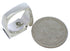 Genuine Sterling Silver Multicolor Jewelry Ring Size 5-1/2 UX39923